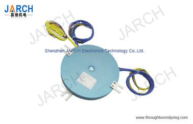 18circuits 25mm Thickness through No hole  Flat Slip Ring For Rotary table