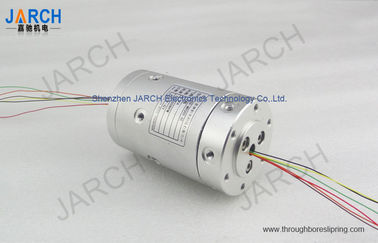 6 Passages Electric Swivel Slip Ring 2A Current With Aluminium Alloy Housing