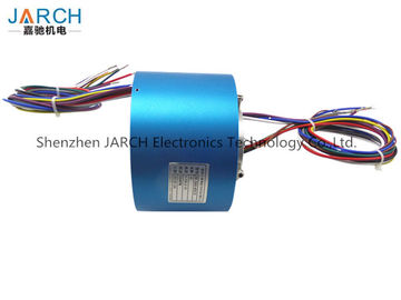 OD 120mm 48 Circuits IP54 Through Bore Electrical Slip Ring For Industrial Machinery Max Speed:3000RPM