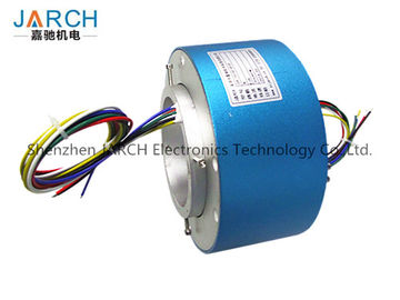 Electrical Connector Hollow Slip Ring Rotary Joint With Aluminium Alloy Housing