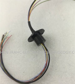 Flange 12 Circuits Capsule Slip Ring , High Frequency Slip Ring For HD Video