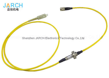 6.8mm Micro Fiber Optic Rotary Joint Multimode 1 Channel With Light Signal Transmission