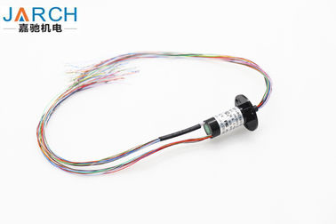 Miniature Power Slip Ring With B Type Flange , 2A mini electrical capsule slipring for Medical equipment