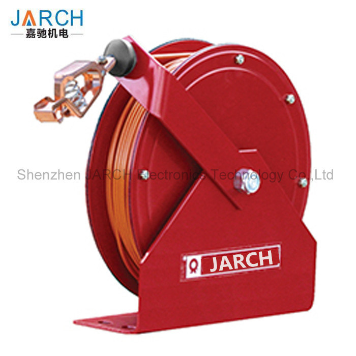 Industrial Duty Retractable Grounding Reel With 100 AMP Clamp Rating