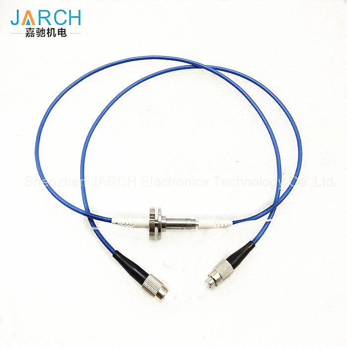 2000RPM Fiber Optic Rotary Joint  with electronic slip ring FC Connector