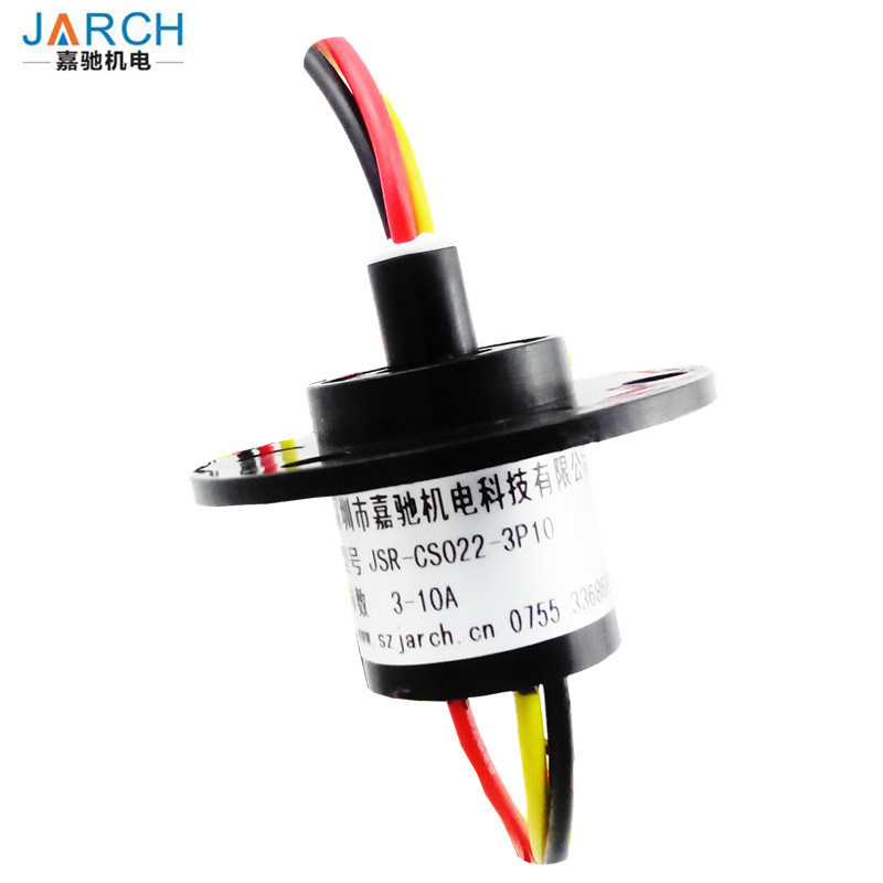 OD 12.4mm Capsule Slip Ring Transmitter for CCTV / Robotics , Lower