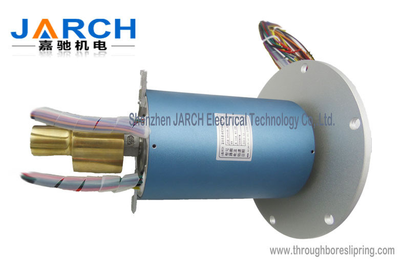 5A / 15A Pneumatic Rotary Union With OD 99mm / Electrical Slip Joint