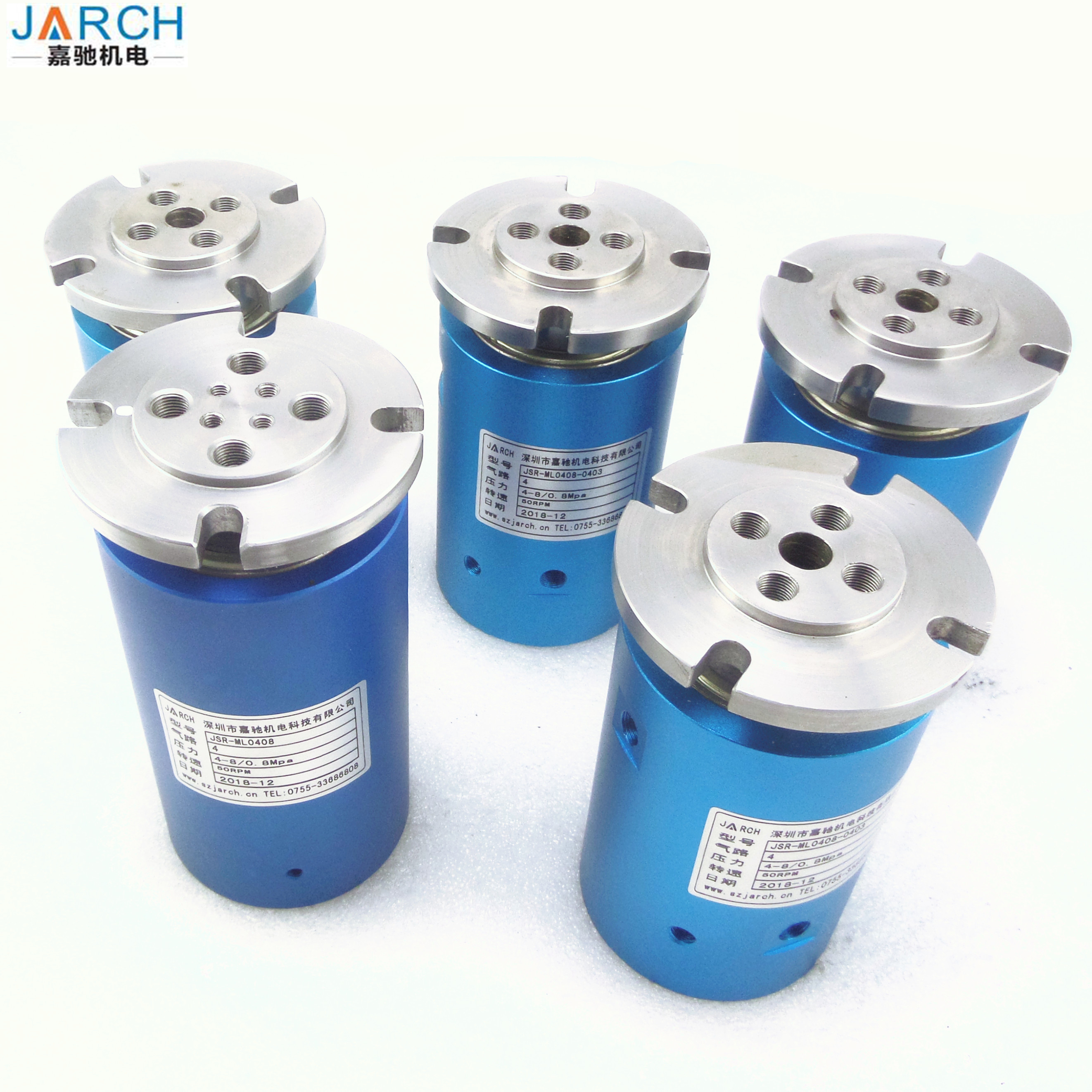 Threaded Connection Hydraulic Rotary Union , Stainless Steel High