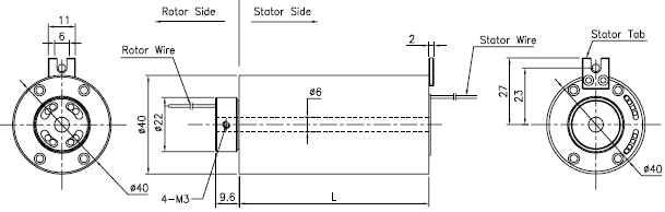 Through Bore Homemade Hybrid Slip Ring