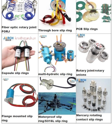 20 Rings USB Slip Rings Ethernet Rotary Joint Slip Ring High Frequency