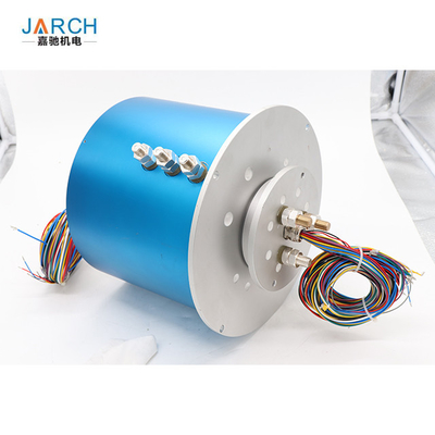 Big Current Slip Ring Contact 200A Bore Slip Rings Carbon Brush Holder Assembly Hydraulic Slip Ring