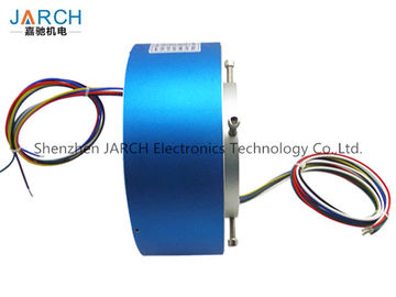 380V 4 ~ 72 Conductors 90mm Through Bore High Voltage Slip Rings For Wrapping Machinery Max Speed:500RPM