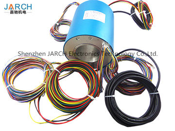Conductive Through Bore Slip Ring 70mm With 24 Wires Contact Slip Ring Assemblies rotating electrical connector