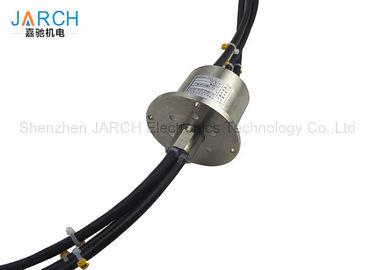 S136L SS Housing IP68 Through Bore Slip Ring 2 Circuits 5A For Underwater 50 Meters