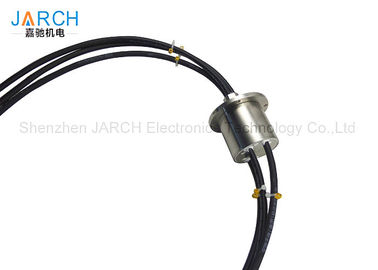 S136L SS Housing IP68 Through Bore Slip Ring 2 Circuits 5A For Underwater 50 Meters