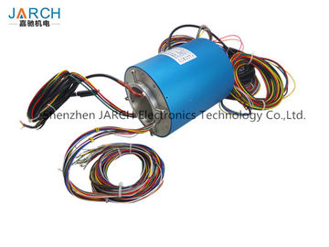 Electrical Connector Hollow Slip Ring Rotary Joint With Aluminium Alloy Housing