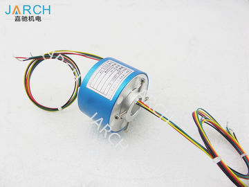 Through bore Wind Turbine Slip Ring Aluminium Alloy Housing 300RPM 30A ID12mm electrical rotary joint