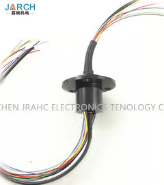 Flange 12 Circuits Capsule Slip Ring , High Frequency Slip Ring For HD Video
