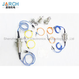 Multi - Channels Fiber Optic Rotary Joint  High Speed With Aluminum Housing