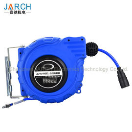 ABS Plastic Hanging Automatic Retractable Hose Reel Air Drums 8X12mm PU Mesh