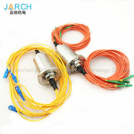 67mm Diameter Fiber Optic Rotary Joint  For Undersea Robot / Control Ship , No Friction