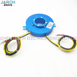 Min Thickness 6.5mm Pancake Slip Ring Electrical 250RPM Speed Gold - Gold Contacts
