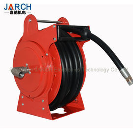 Low Pressure Retractable Extension Hose Reel Hydraulic Drives Anti Static For Fuel Tanker Truck