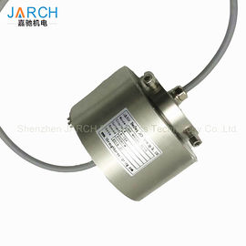 Shaft Mounted Through Bore Slip Ring Under Sea Water 10M S316L Housing Material IP68