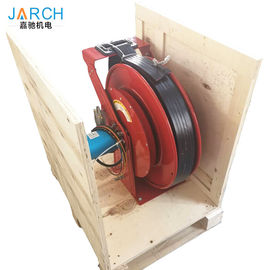 Cable Drums Retractable Hose Reel 32 Amp 3 Phase Cable Spring Loaded With CAT 6 / 2.5mm