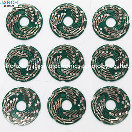 Gold Plated Pancake Slip Ring 2 Circuits 5A 250mm Lead Length For Solar Tracker