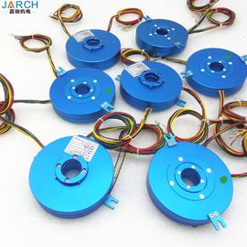 Lead Length 9.843inch Fiber brush Pancake Slip Ring For Industrial Machinery Inner size:70mm