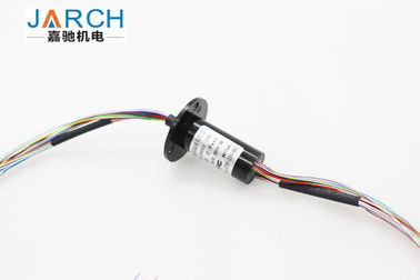 12.4mm Rotary table robotics capsule slip ring and split ring connector without flange 12 Circuit