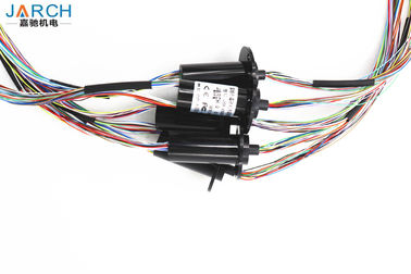 12.4mm Rotary table robotics capsule slip ring and split ring connector without flange 12 Circuit