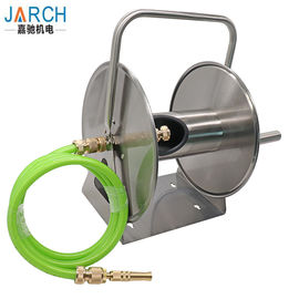 Heavy Duty Garden Ground Stainless Steel Retractable Hose Reel 100m