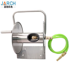 Heavy Duty Garden Ground Stainless Steel Retractable Hose Reel 100m