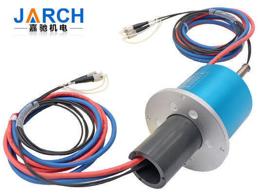 150RPM 2 Channels 2 Circuits 10A Fiber Optical Slip Ring