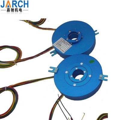 360° Rotating 240VAC 300rpm 25.7mm Through Hole Slip Ring