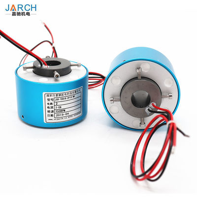 100RPM 2 Circuits 10A IP54 16mm Through Bore Slip Ring