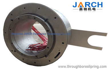 Awg16 Lead Wire Big Through Bore Slip Ring Assembly  2 ~ 24 Conductors For Display Equipment