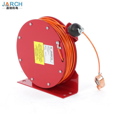 Industrial - Duty Retractable Grounding Reel With 100 AMP Clamp Rating,Heavy-Duty Static Grounding Hose Reels Cable