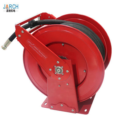 Heavy Duty Truck Grounding Reel 50ft Hose Retractable Diesel Fuel Hose Reel