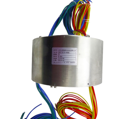Rotary Tables High Current Slip Ring SS304 Through Hole 80A Rotary Joint