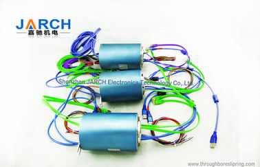 2 ~ 24 Circuits Signal USB Ethernet slip ring Anti - jamming Aluminium Alloy