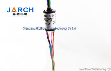 Stock Mini 18 circuits Miniature Slip Ring Without Flange / rotary electrical interface