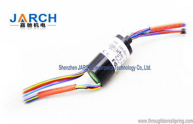 Stock Mini 18 circuits Miniature Slip Ring Without Flange / rotary electrical interface