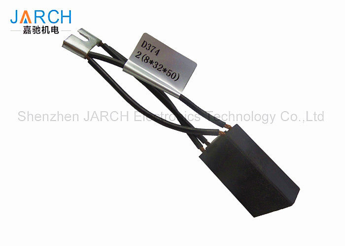 Low Friction Slip Ring Carbon Brush For High Speed Traction Motors