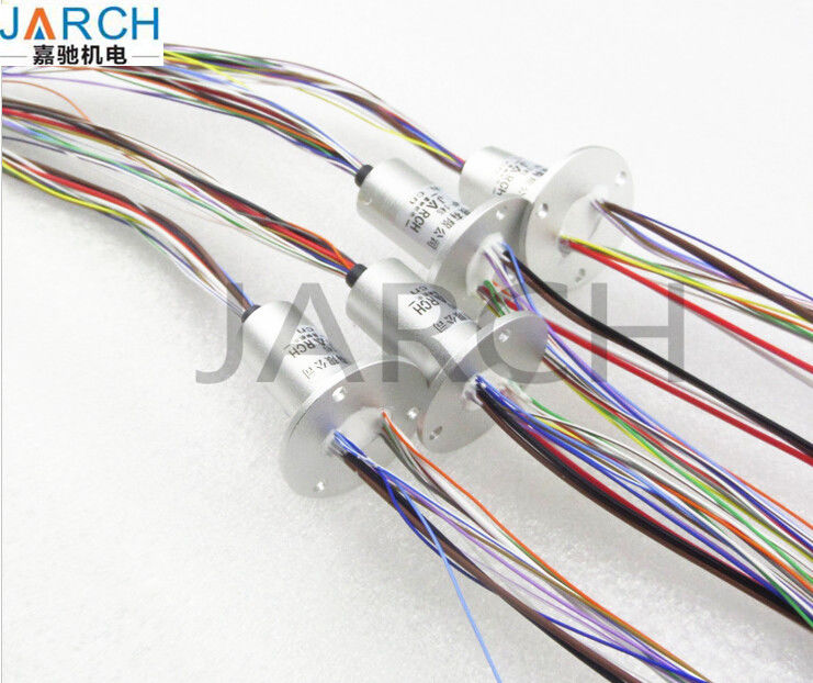 4 Circuits Capsule Slip Ring 250mm Lead Length For Manufacturing Industry