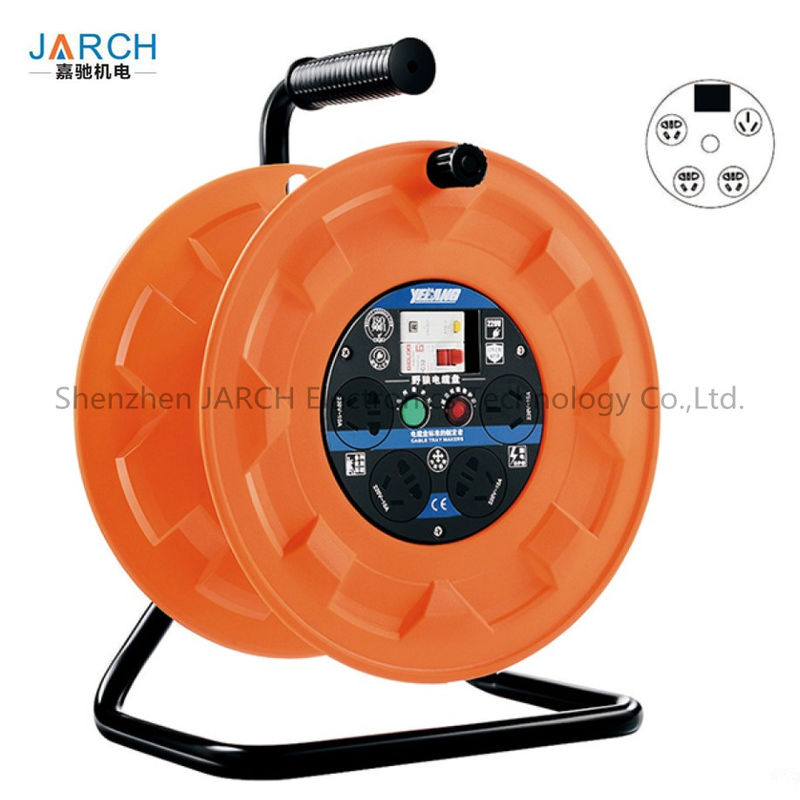 Automatic Extension Cord Hose Reel 3680W 299 * 216 * 422mm For Industrial
