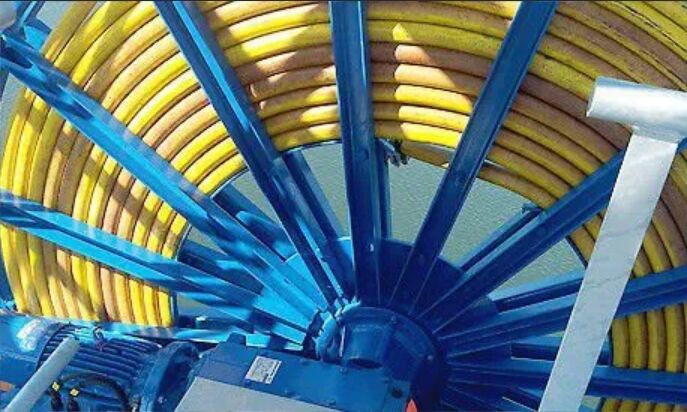 Motor-Driven Reels Retractable Hose Reel 250A Cable Reel Drum For higher than 100 kW applications