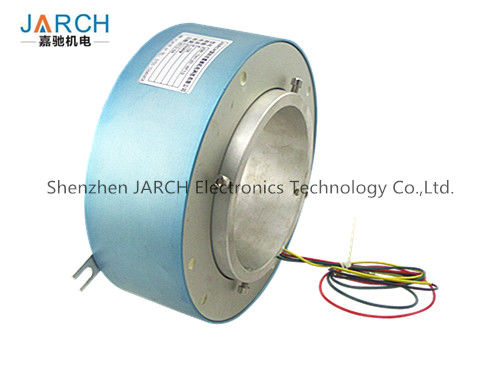 2A ~ 80A 120mm Through Bore Slip Ring / Rotary Electrical Interface Available with Ethernet